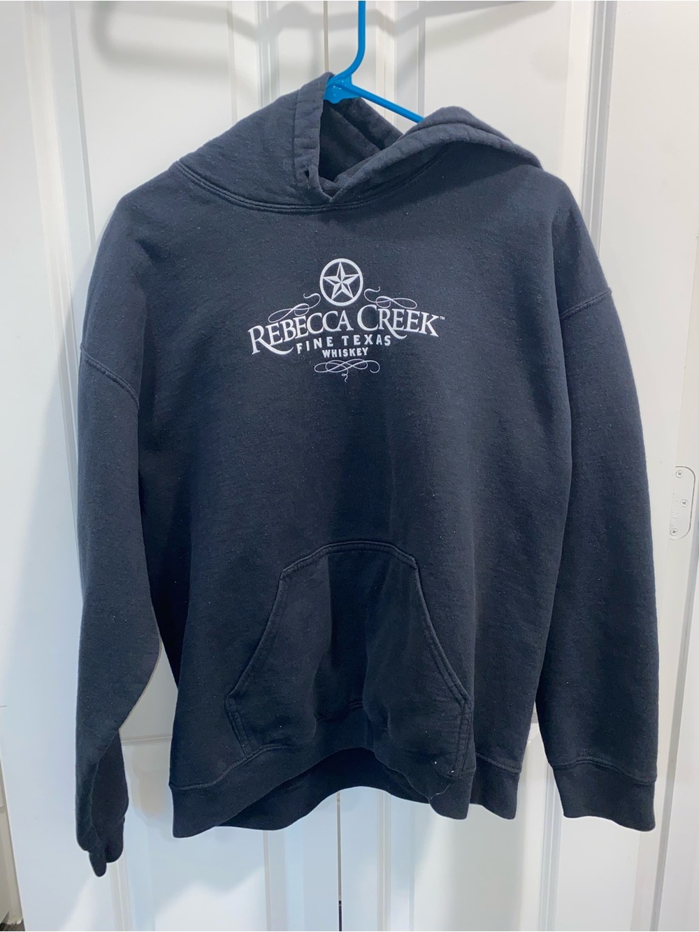 Black Hoodie with Rebecca Creek Logo